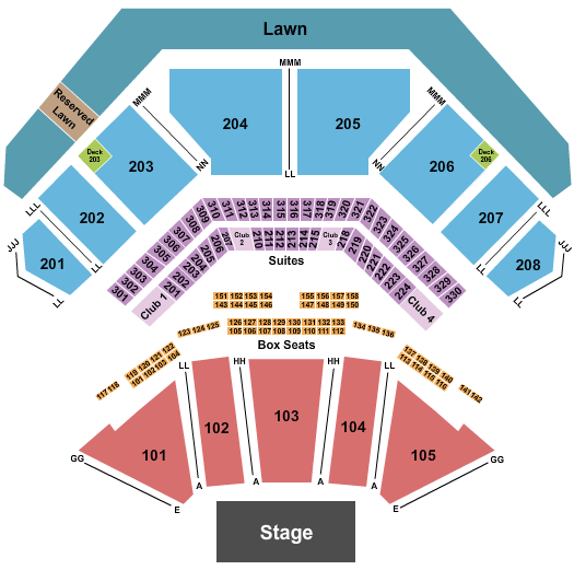Credit Union 1 Amphitheatre Pitbull Seating Chart